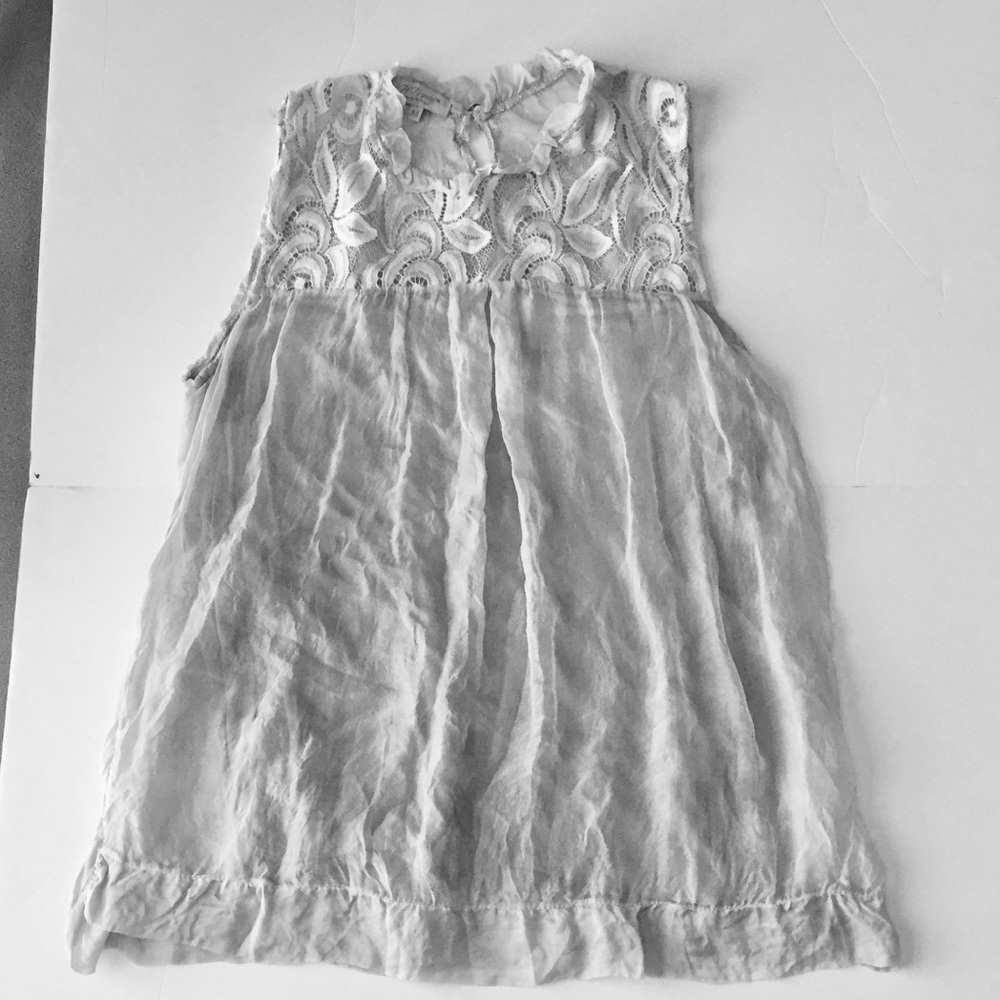EUC Italian silk top